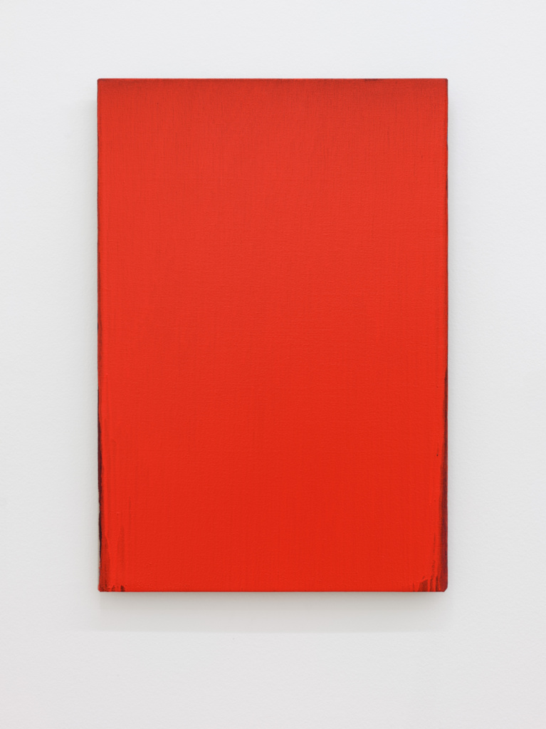 Red Painting #8, 2019 • acrylic on canvas, 92 × 63 cm