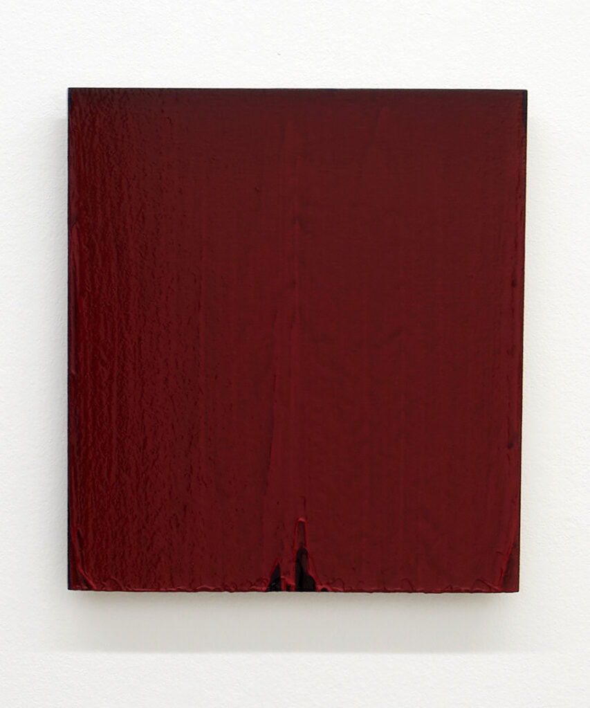 Red Painting ≠21, 1994 • acrylic and linen on stretcher, 56 x 51 cm