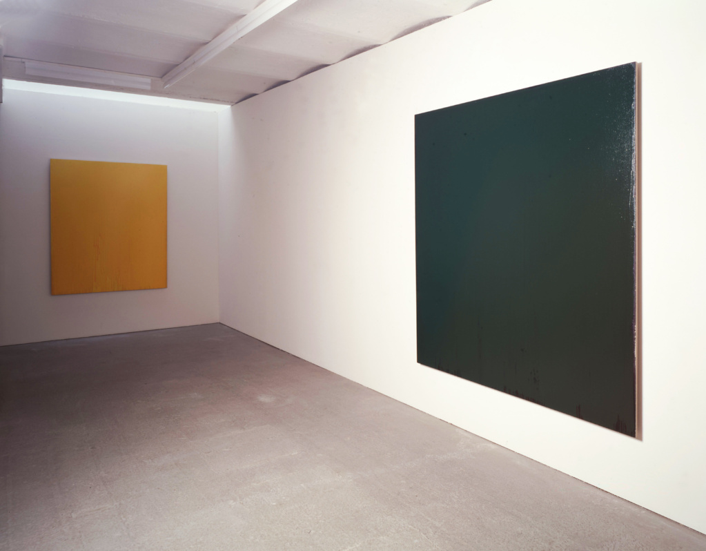 Exhibition view • «Paintings», 1998